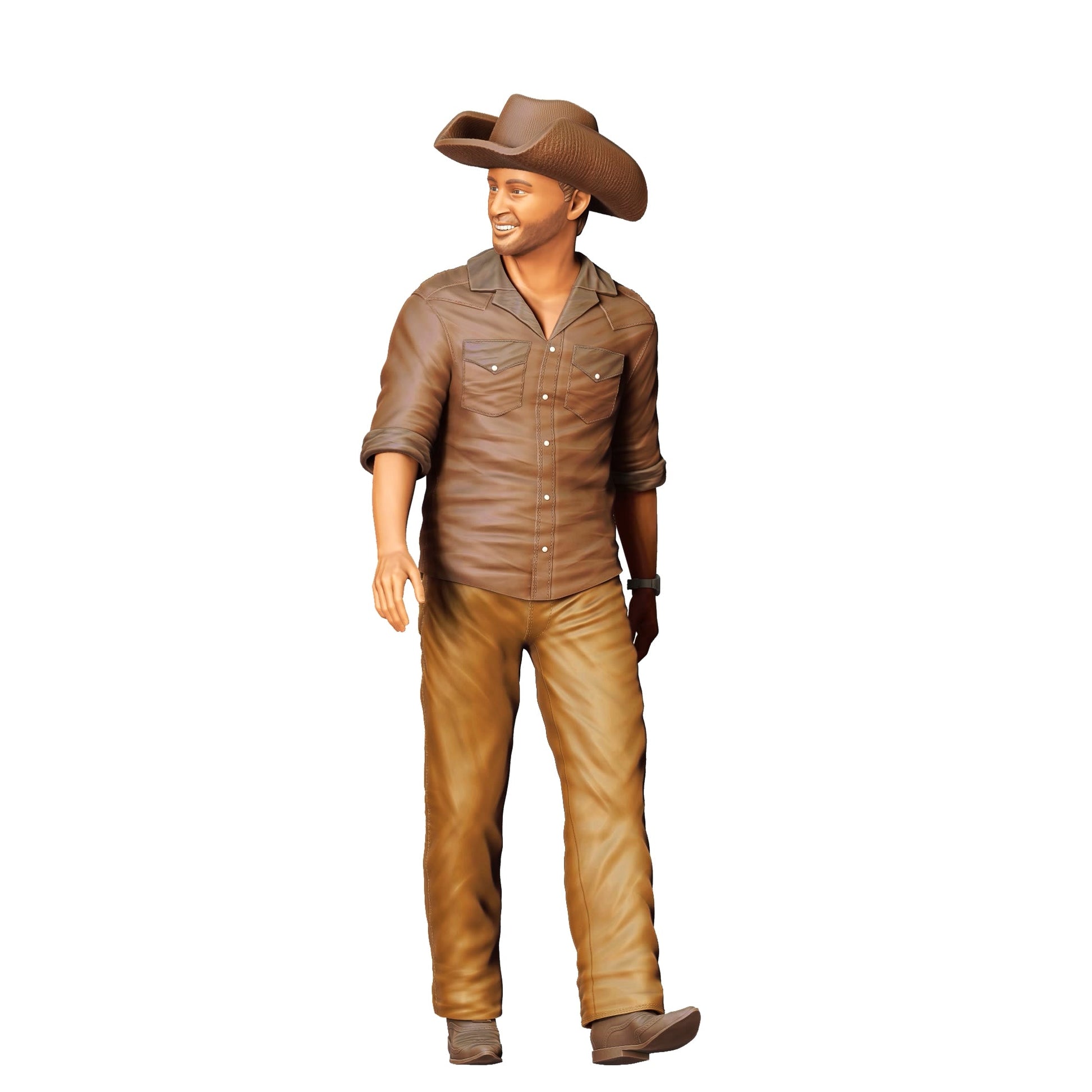 Foto de producto de maqueta de diorama 1: Set de figuras para diorama: Cowboys y Cowgirls (N.º S76)