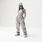 Stehende Figur: Frau im Hip-Hop-Style mit Basecap, bauchfreiem Top & Cargo-Hose (B031) - Vorderansicht
