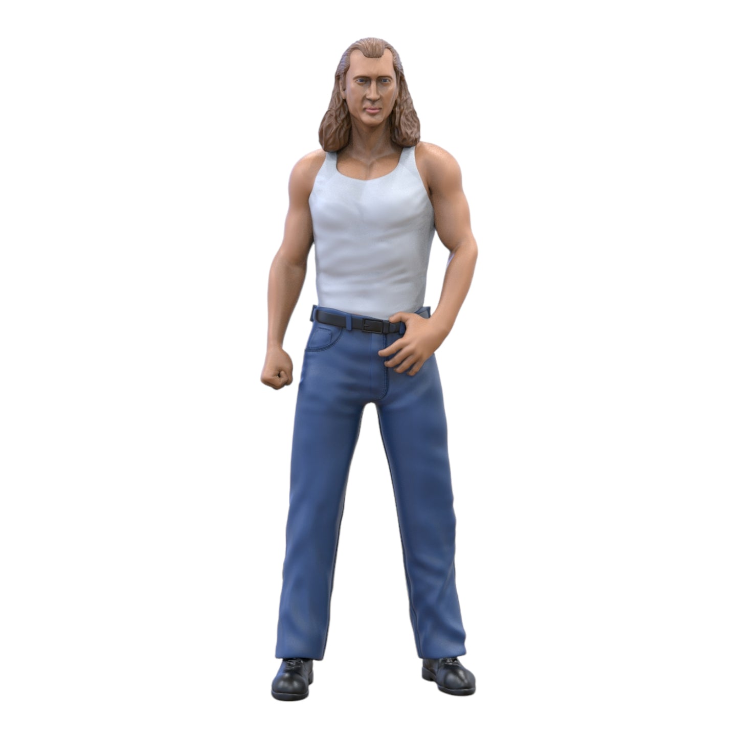 Foto del producto Diorama y modelo de figura en miniatura: Hombre en camiseta sin mangas