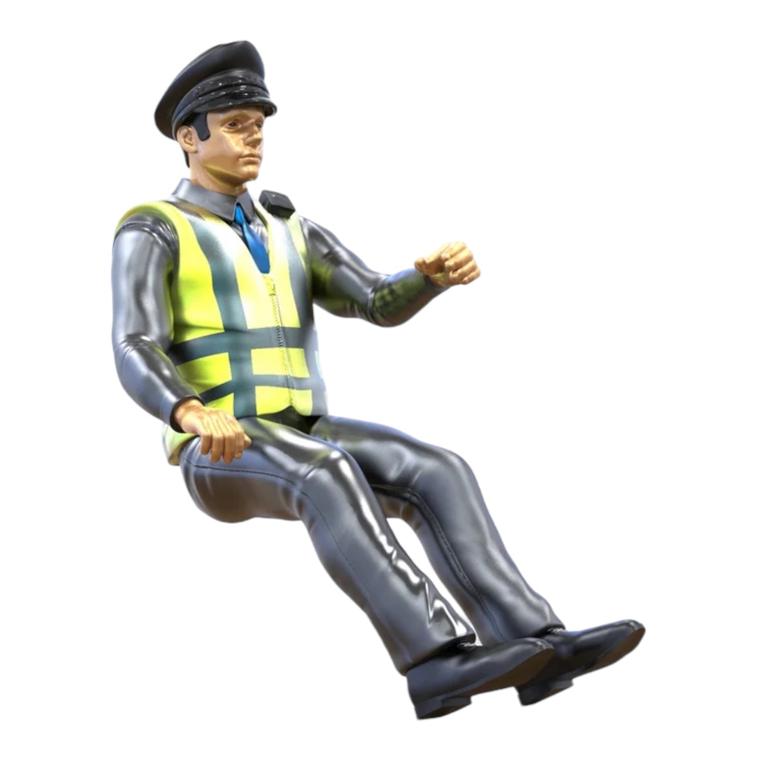 Foto de producto de maqueta de diorama 4: Set de figuras para diorama: policía de tráfico y control de carreteras (n.º S96)