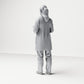 Foto de producto de maqueta para diorama 2: figura de pie: médica con portapapeles y estetoscopio (B044)