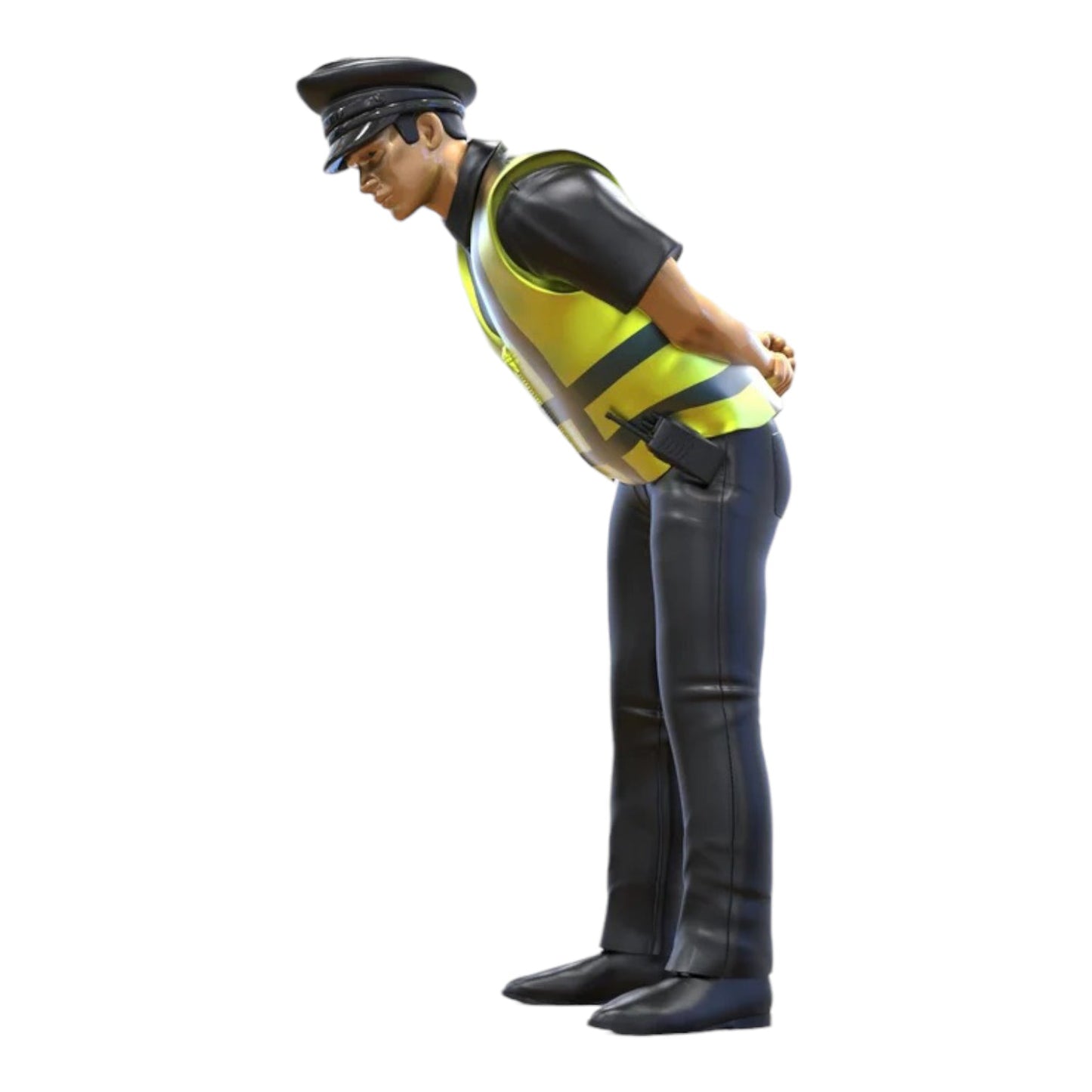 Foto de producto de maqueta de diorama 5: Set de figuras para diorama: policía de tráfico y control de carretera (N.º S96)