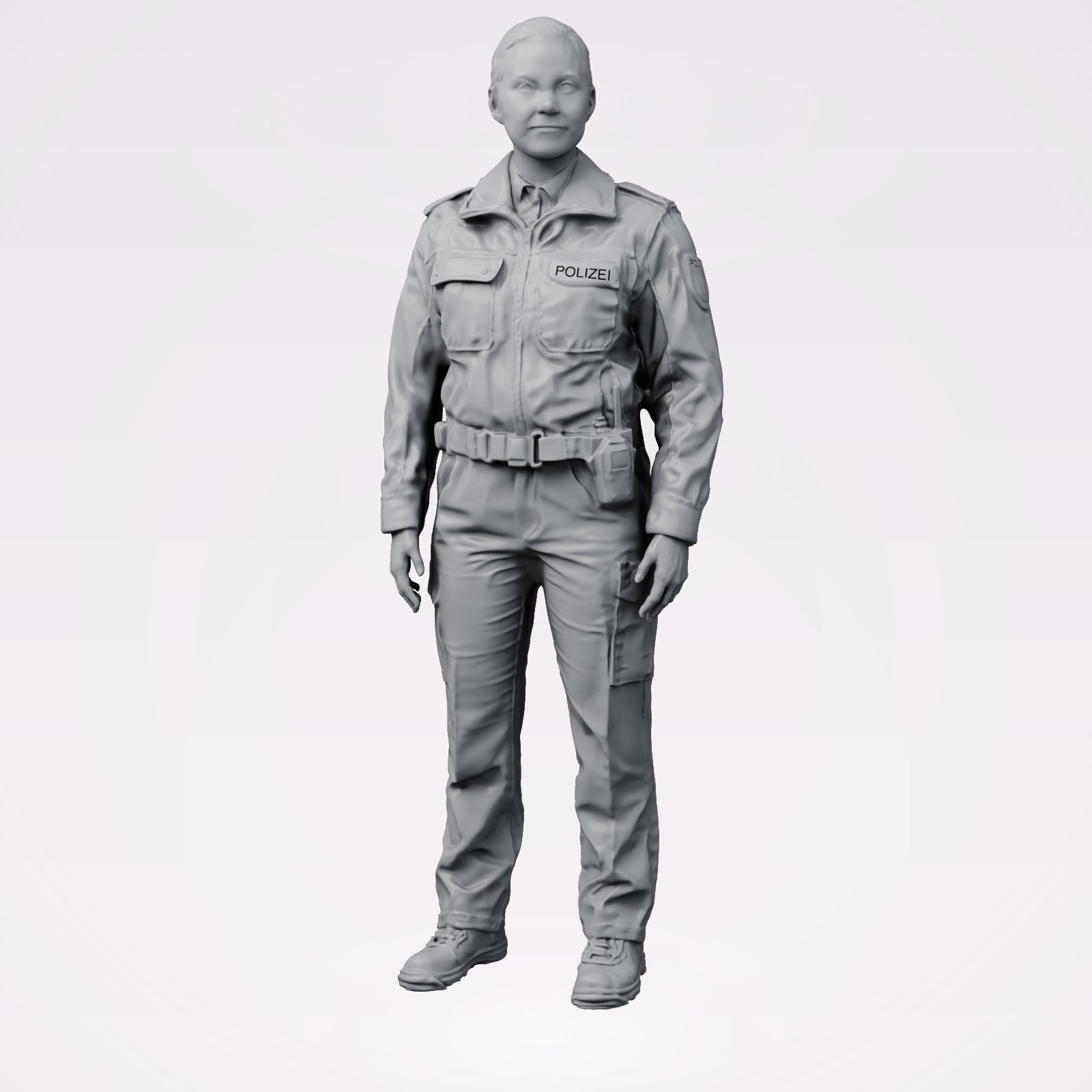 Foto de producto de maqueta de diorama 4: Set de figuras para diorama: Policía alemana y agentes de policía