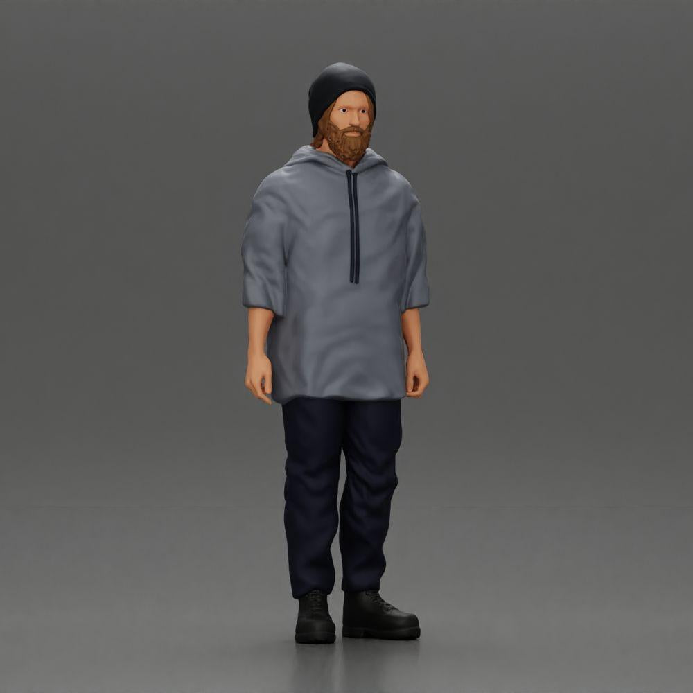 Foto de producto de maqueta de diorama 4: set de figuras para diorama: hombres en la vida urbana moderna (n.º S118)