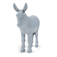 Foto de producto de diorama para modelismo 3: miniaturas de animales de granja: burro, ovejas, carnero y cordero (h0_55)