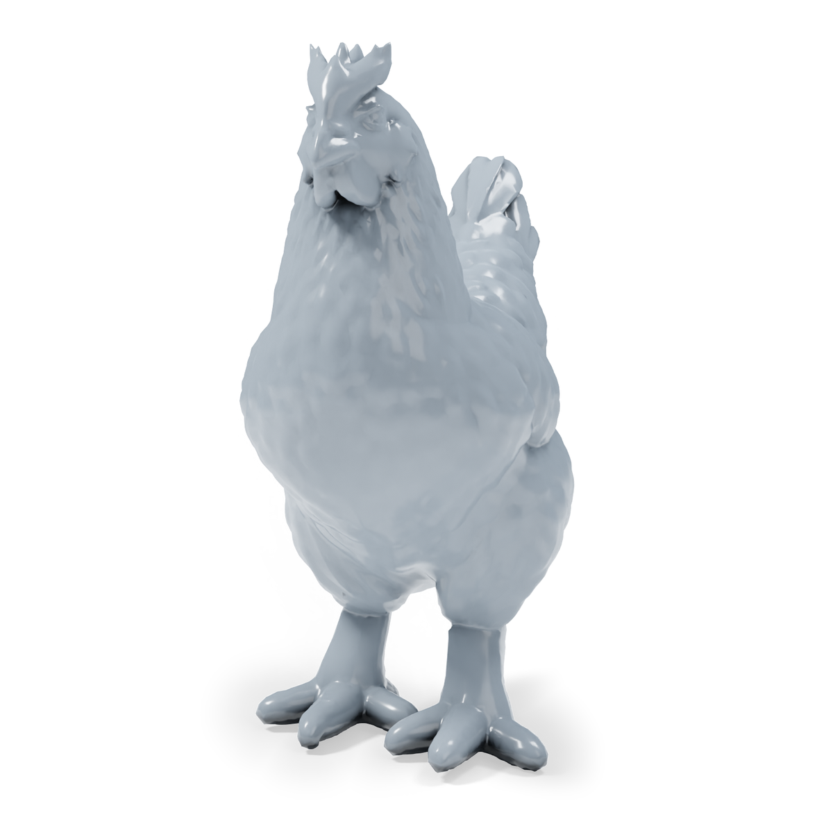 Foto del producto de modelismo de dioramas 4: miniaturas de animales de granja para diorama: gallinas, patos, ganso y conejos (h0_51)