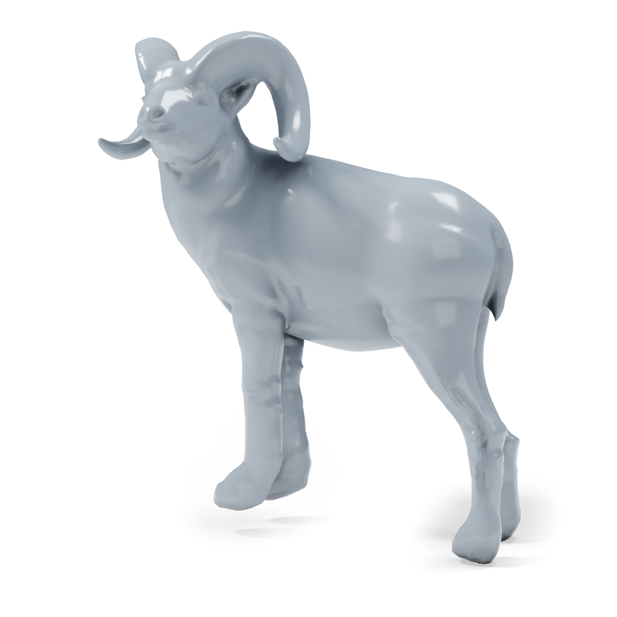 Foto de producto 4 de maqueta de diorama: miniaturas de animales de granja: burro, ovejas, carnero y cordero (h0_55)