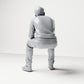Foto de producto de maqueta de diorama 2: Figura sentada: espectador masculino con las manos entrelazadas (B067)