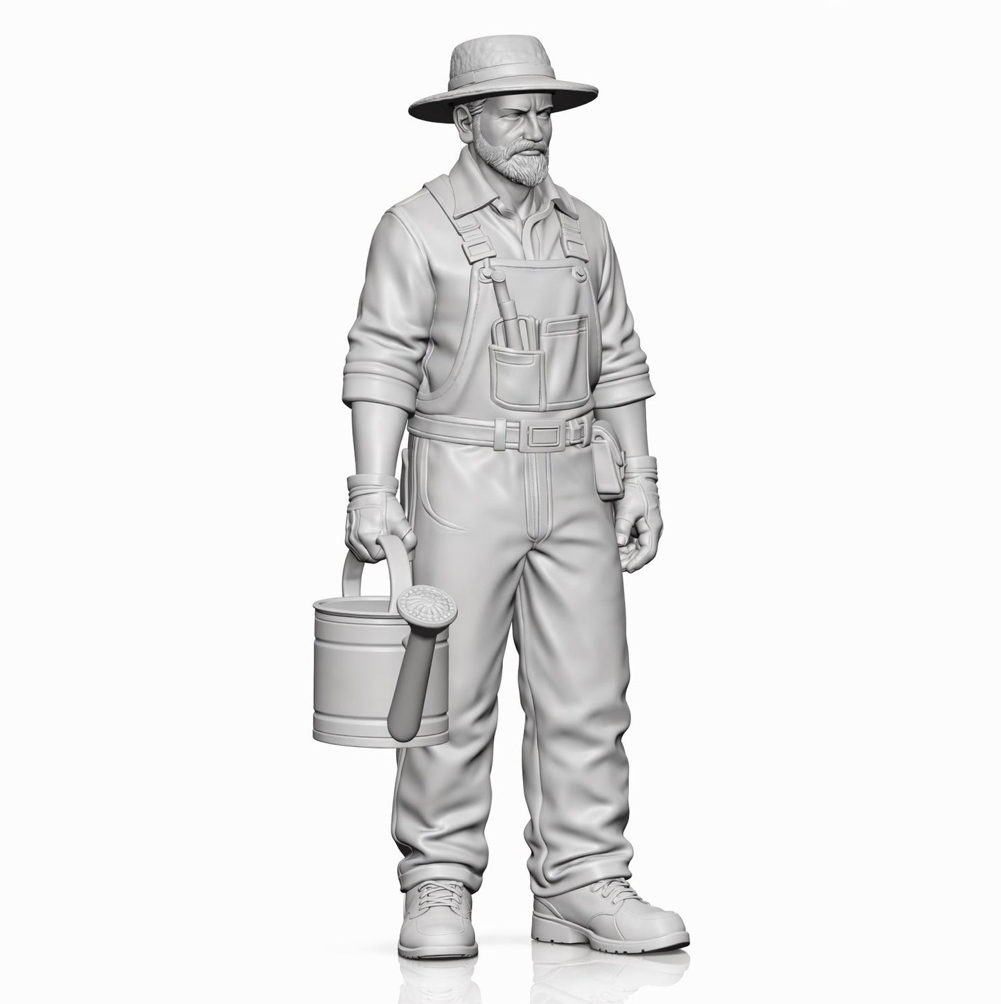 Foto de producto de modelismo de diorama 7: Set de figuras de diorama: jardinero, trabajo de jardinería y vida rural