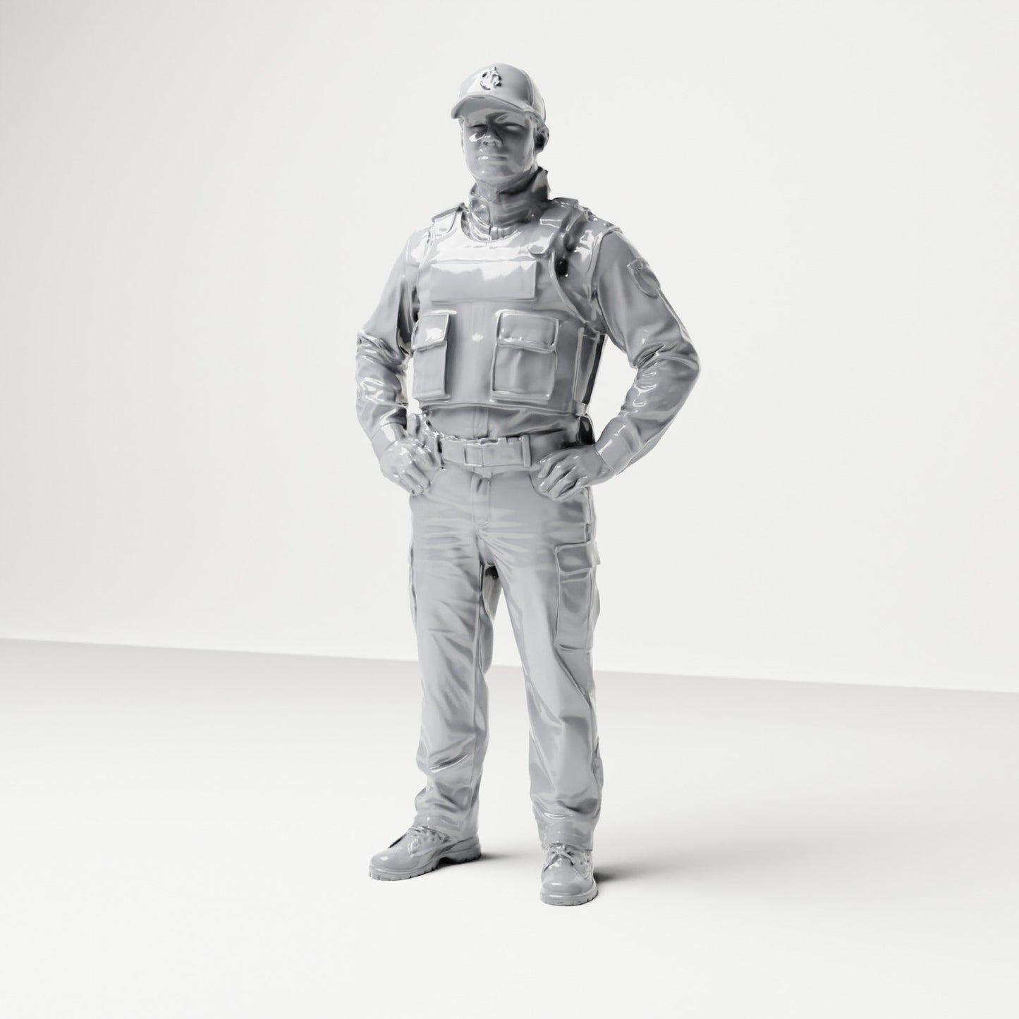 Foto de producto de modelismo de dioramas 6: Set de figuras para diorama: Policía alemana y agentes de policía
