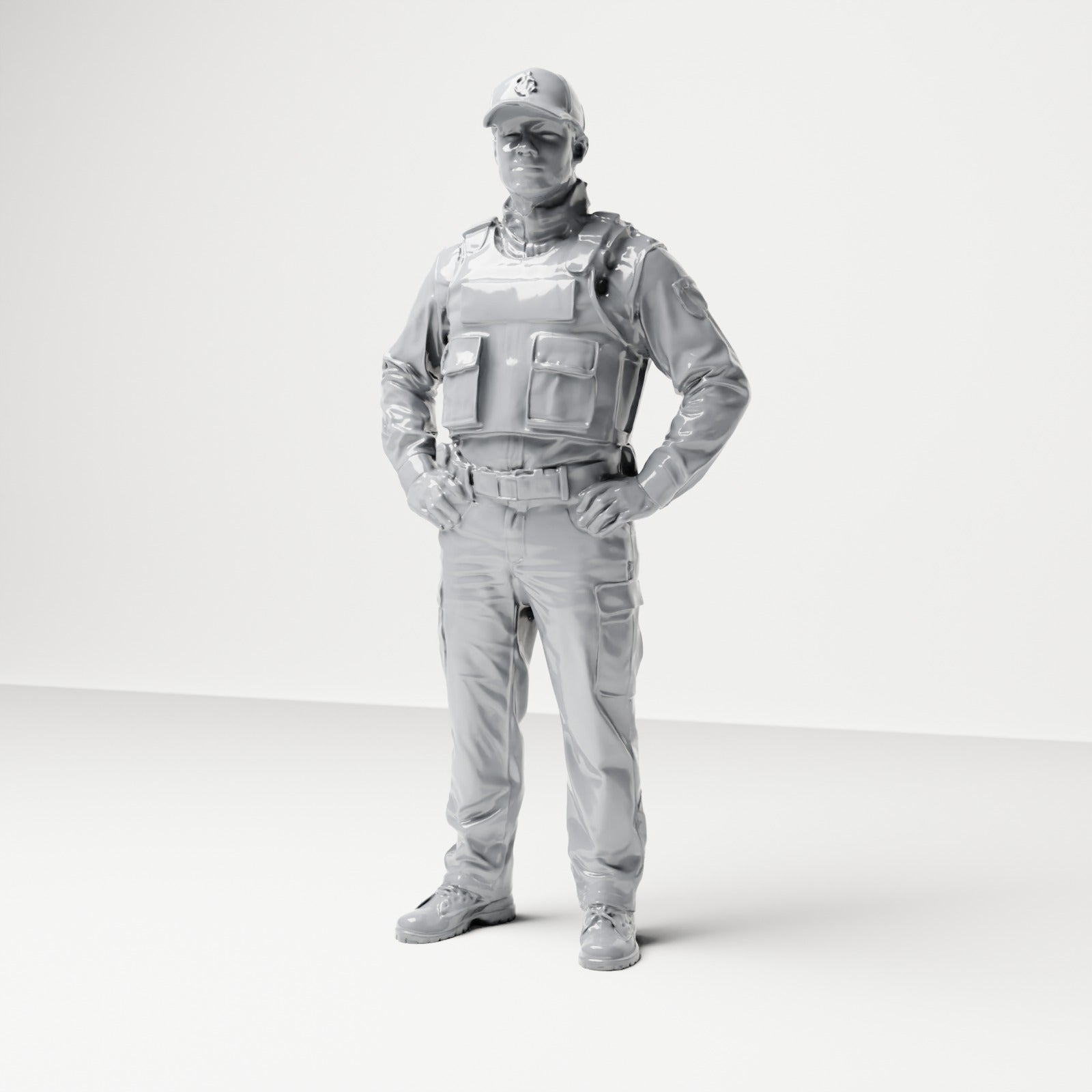 Foto de producto de modelismo de dioramas 6: Set de figuras para diorama: Policía alemana y agentes de policía