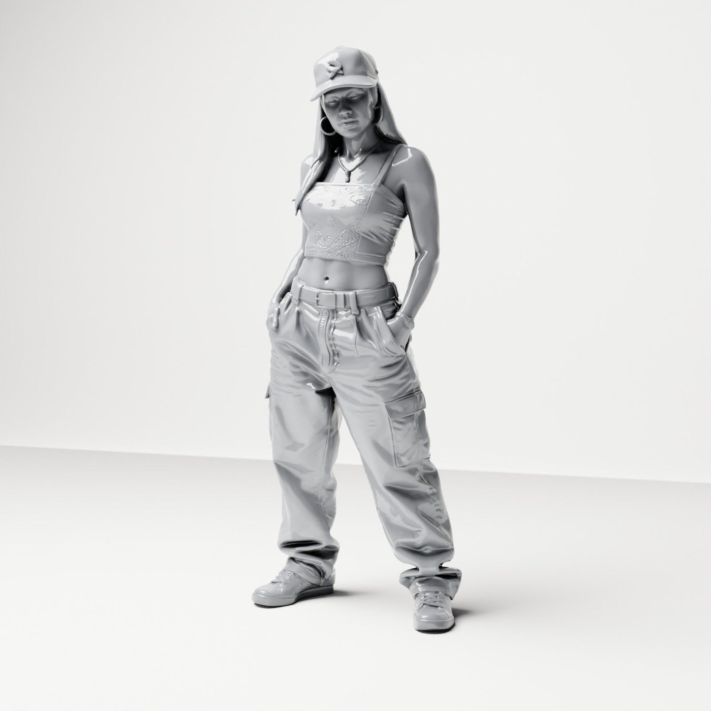Foto de producto de maqueta de diorama 6: Set de figuras para diorama: set de figuras de hip-hop, urbanas y streetwear