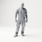 Foto de producto para modelismo de dioramas 0: Figura de pie: hombre con camiseta, pantalones cargo y zapatillas deportivas (B071)