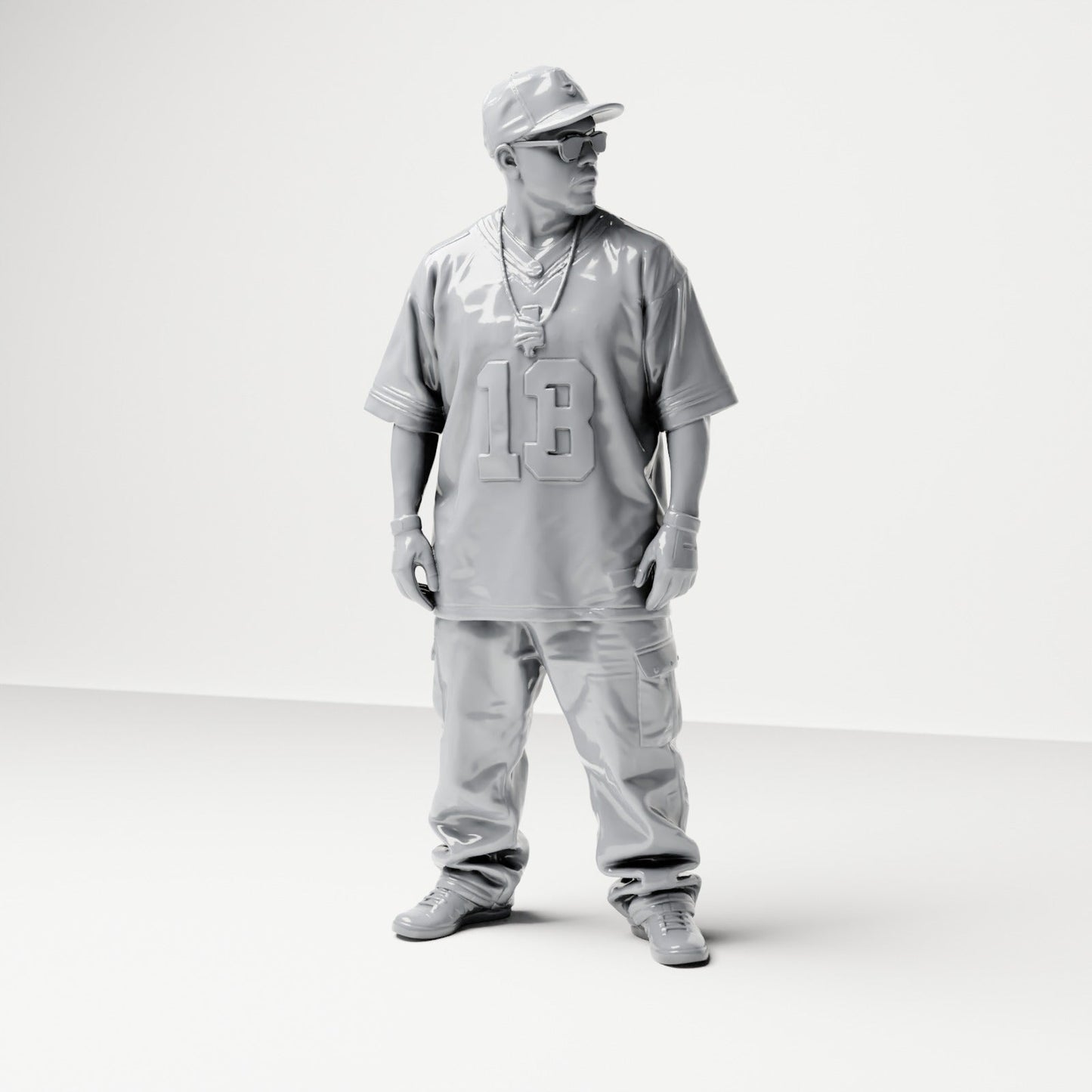 Foto de producto de maqueta de diorama 7: set de figuras para diorama: set de figuras de hip-hop, urbanas y streetwear