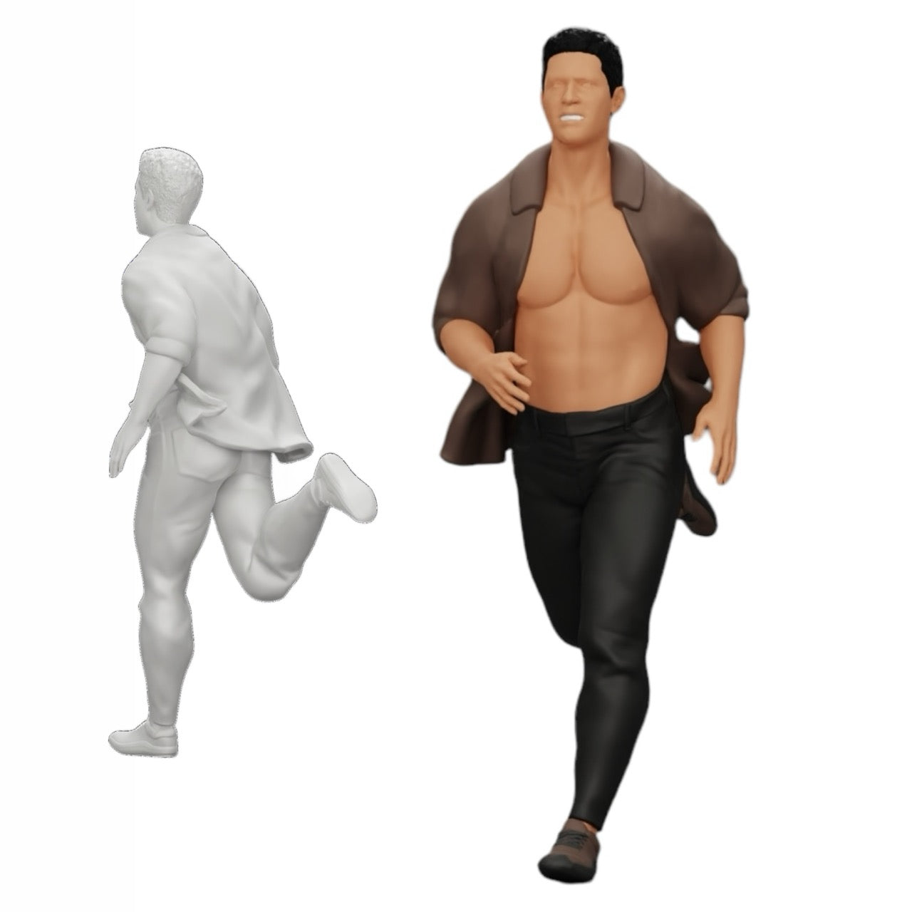 Diorama Modellbau Produktfoto 7: Diorama Figuren-Set: Urban Gangster und Straßengang (Nr. S82)