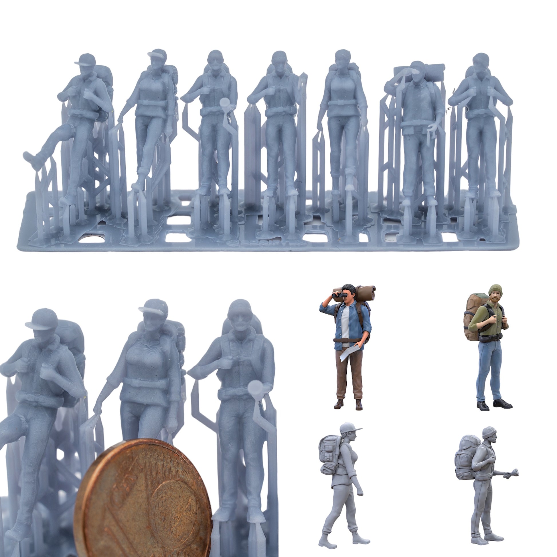Foto del producto Figura H0, 1:72 - 0: Set de figuras Wanderer