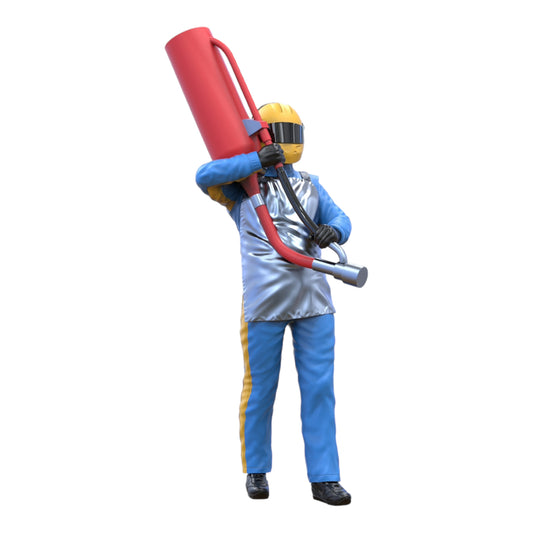 Produktfoto Diorama und Modellbau Miniatur Figur: Pit Crew Benzinkanister