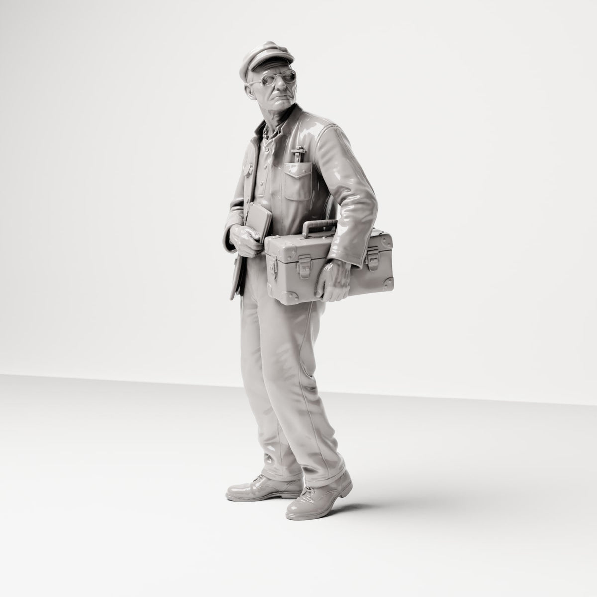 Foto de producto de modelismo para diorama 8: Set de figuras para diorama: trabajadores históricos de puerto y muelle de las décadas de 1920 y 1930