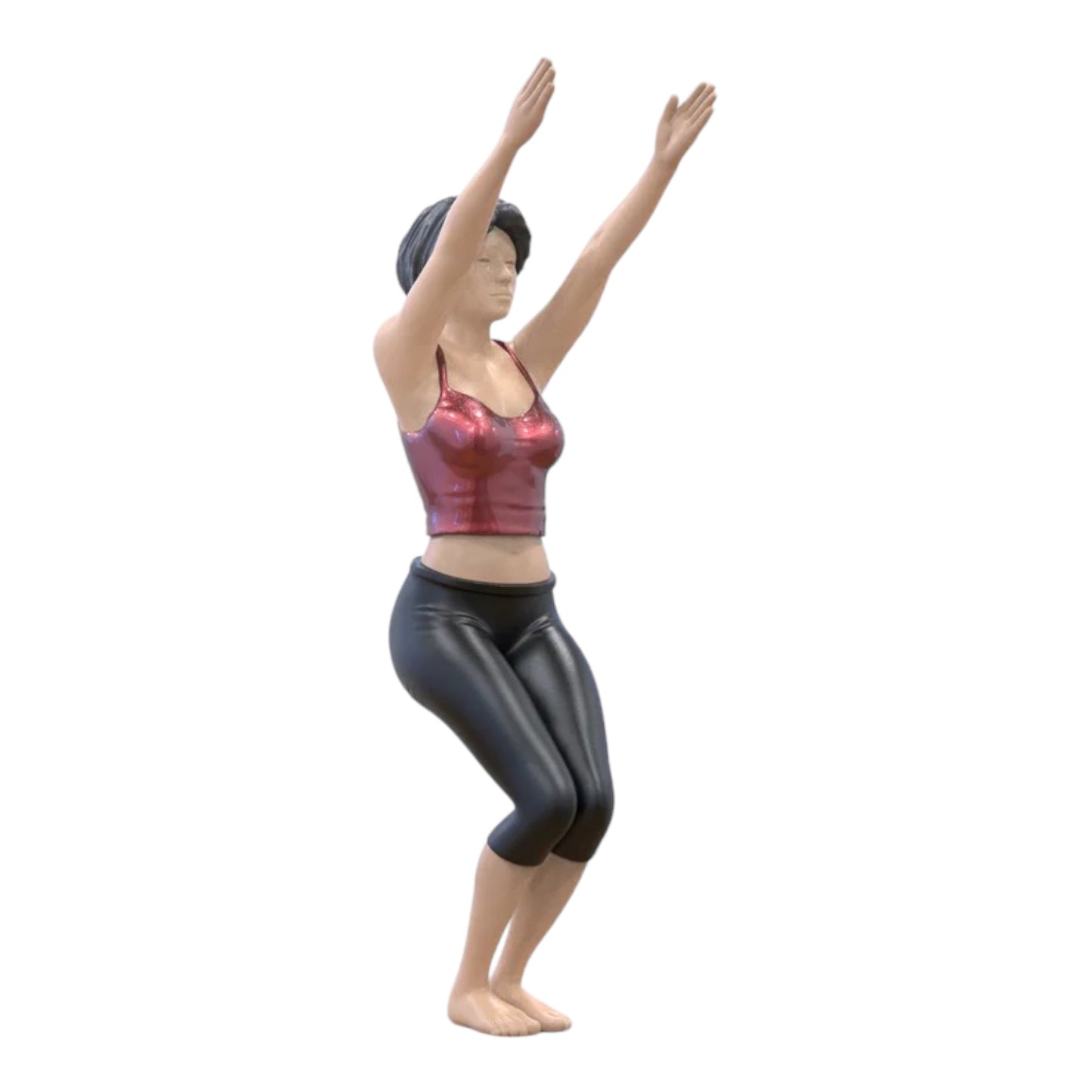 Foto del producto Diorama y modelismo figura en miniatura: Mujer yoga 2