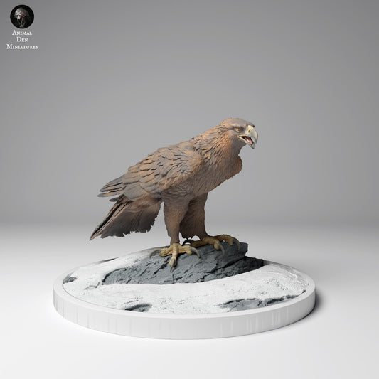 Produktfoto Tier Figur Diorama, Modellbau: 0: Wildtier Figur: Goldener Adler (Ref 24_12_12)