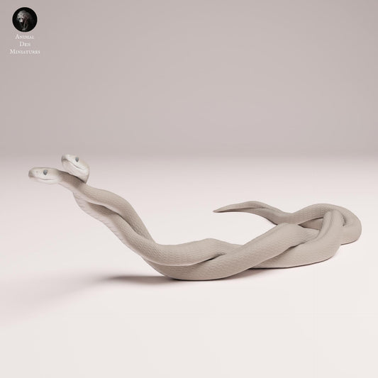 Foto del producto Figura de animal Diorama, modelismo: 0: Figuras de animales de la selva: Mambas negras apareándose (Ref 25_08_11)