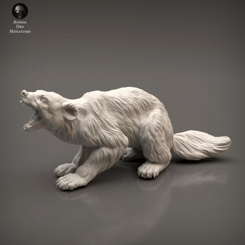 Foto de producto de figura animal Animal Den Miniatures 0: figura de animal salvaje: glotón (22_03_02)
