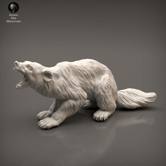 Foto de producto de figura animal Animal Den Miniatures 0: figura de animal salvaje: glotón (22_03_02)