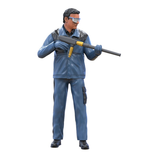 Produktfoto Diorama und Modellbau Miniatur Figur: Autowäscher 1