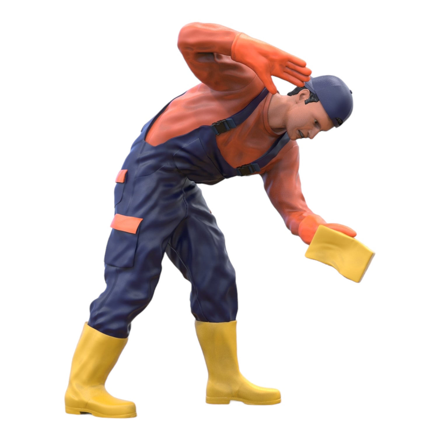 Produktfoto Diorama und Modellbau Miniatur Figur: Autowäscher 4