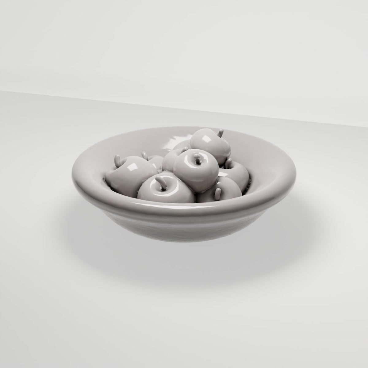 MyPortal 108 0: Diorama Küche & Tafel: Obstschale mit Äpfeln (Ref. 108D)