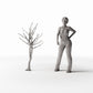 Foto de producto de diorama y modelismo 1: Vegetación para diorama: árbol desnudo con raíces (Ref. 1103D)