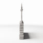 Foto de producto de diorama y modelismo 2: Arquitectura para dioramas: Muro bajo de ladrillo con valla metálica (Ref. 1197D)