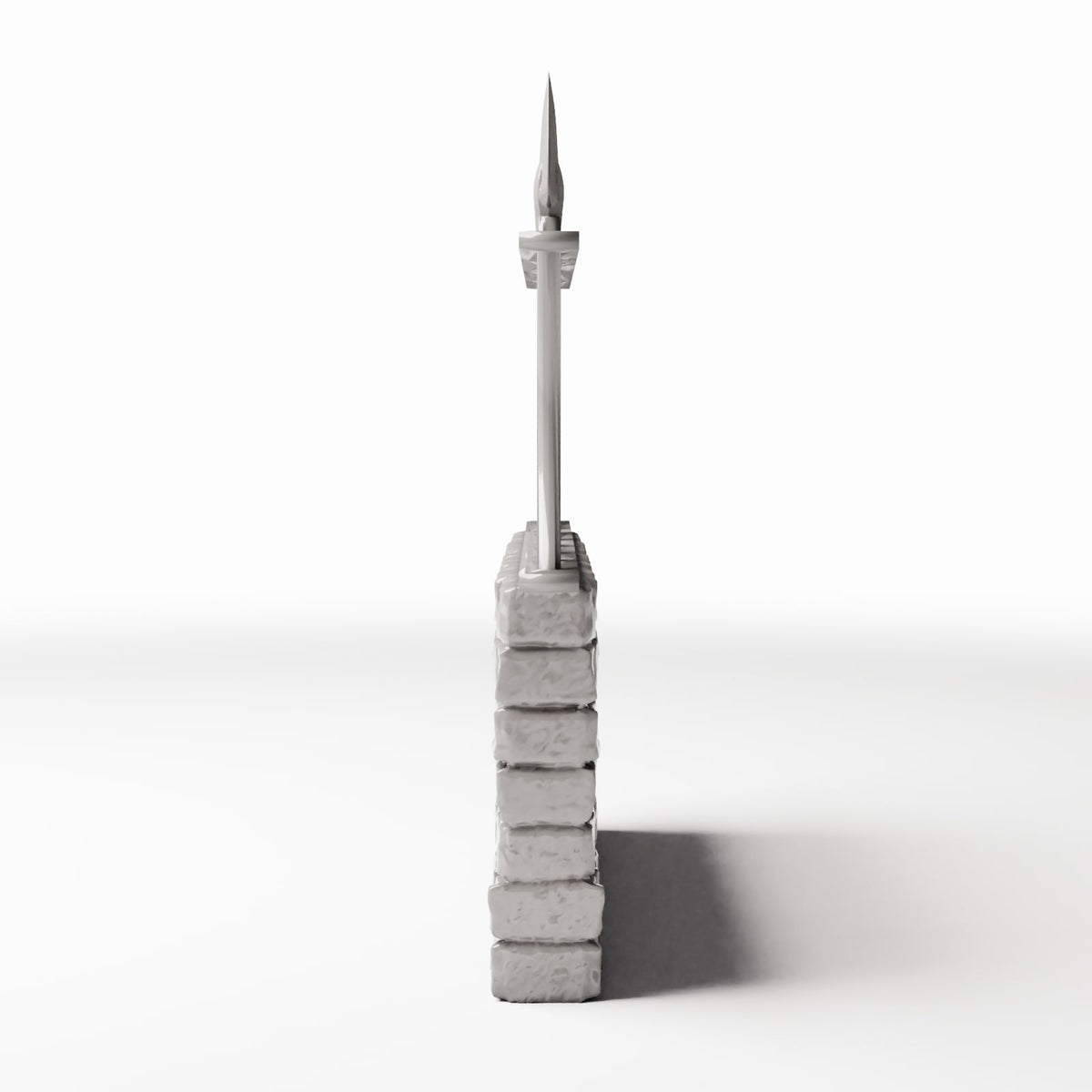 Foto de producto de diorama y modelismo 2: Arquitectura para dioramas: Muro bajo de ladrillo con valla metálica (Ref. 1197D)