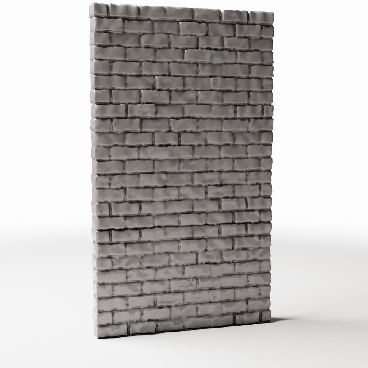 Diorama Modellbau Produktfoto 3: Diorama Gebäude: Schmale hohe Ziegelwand, unbeschädigt (Ref. 1202D)