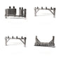 Foto de producto de modelismo de diorama 0: infraestructura para diorama: poste de hormigón con transformador de potencia como conjunto (Ref. 1231D)