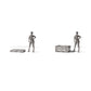 Foto de producto de modelismo de diorama 1: diorama de almacenamiento y transporte: caja militar tipo D08 como kit de montaje (Ref. 1277D)