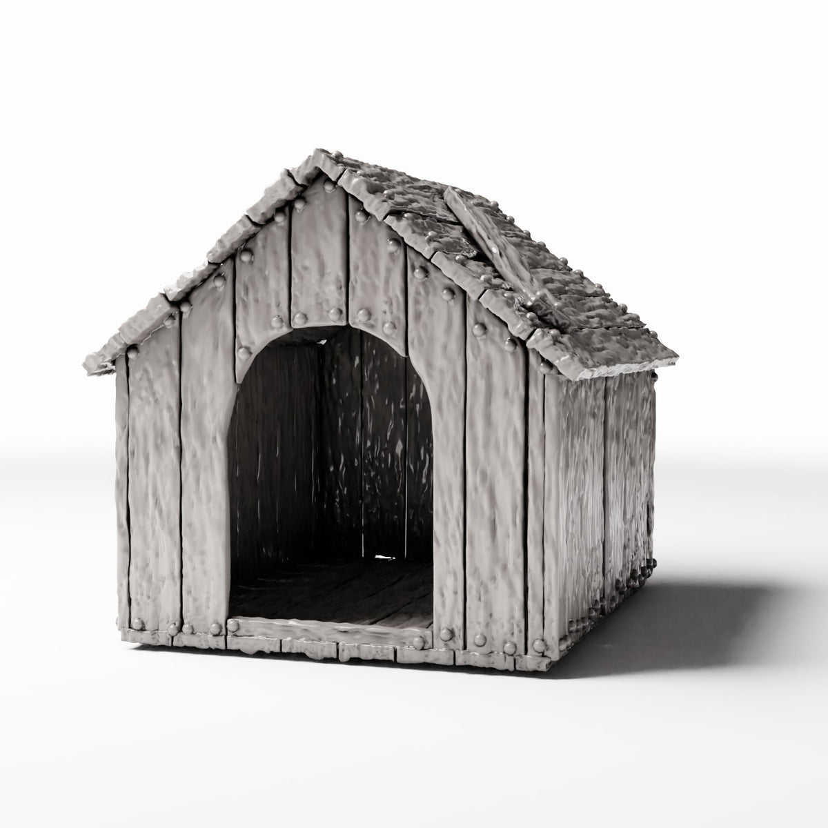 Foto de producto de diorama y modelismo 0: Terreno de diorama: caseta para perro desgastada (Ref. 127D)