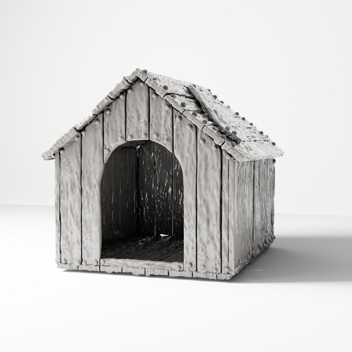 MyPortal 127 0: Diorama Gelände: Verwittertes Hundehaus (Ref. 127D)
