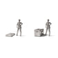 Foto del producto de modelismo de dioramas 1: Diorama de almacenamiento y transporte: caja militar tipo E04 como kit de montaje (Ref. 1280D)