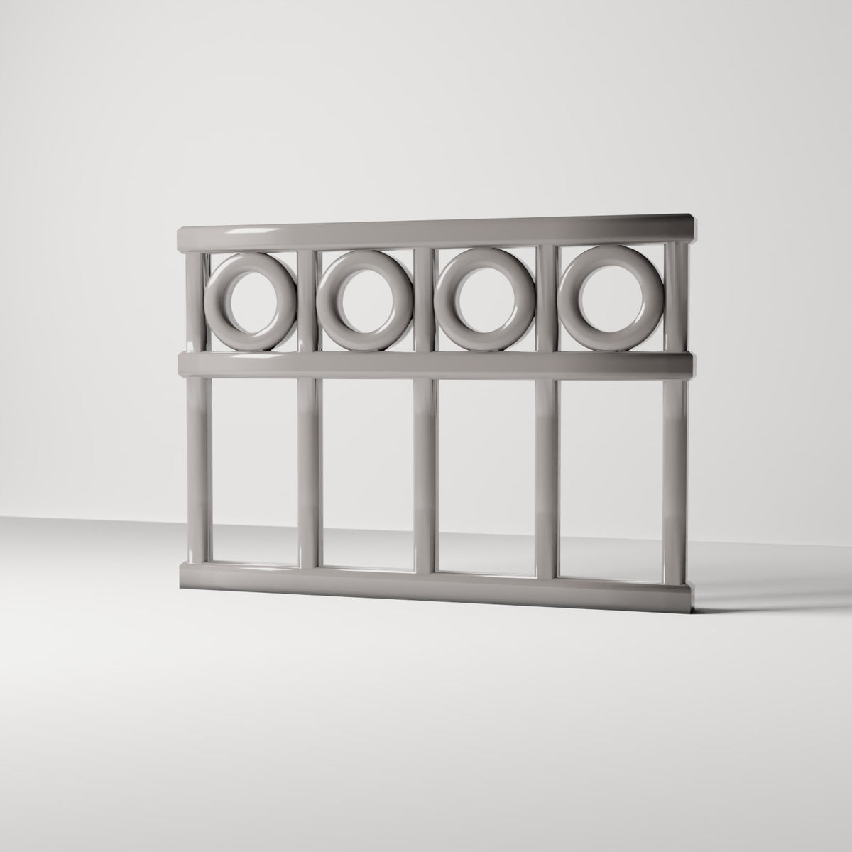 MyPortal 132 0: Terreno de diorama: elemento decorativo de valla con anillas (Ref. 132D)