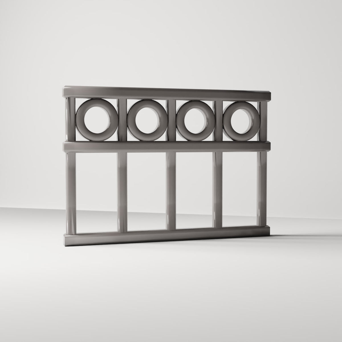 MyPortal 132 3: Terreno para diorama: elemento decorativo de valla con anillas (Ref. 132D)