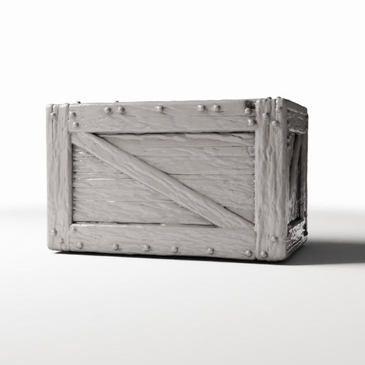 Foto de producto de diorama y modelismo 0: Almacén para dioramas: resistente caja de madera en miniatura (Ref. 1372D)