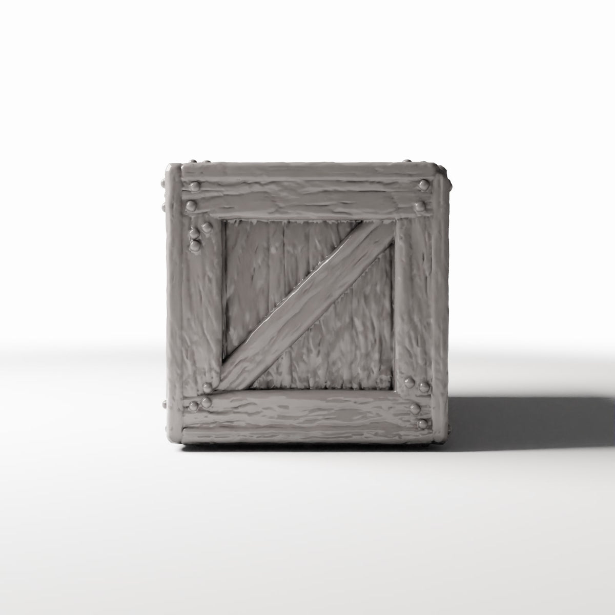 Foto de producto de diorama y modelismo 2: Almacén para dioramas: resistente caja de madera en miniatura (Ref. 1372D)