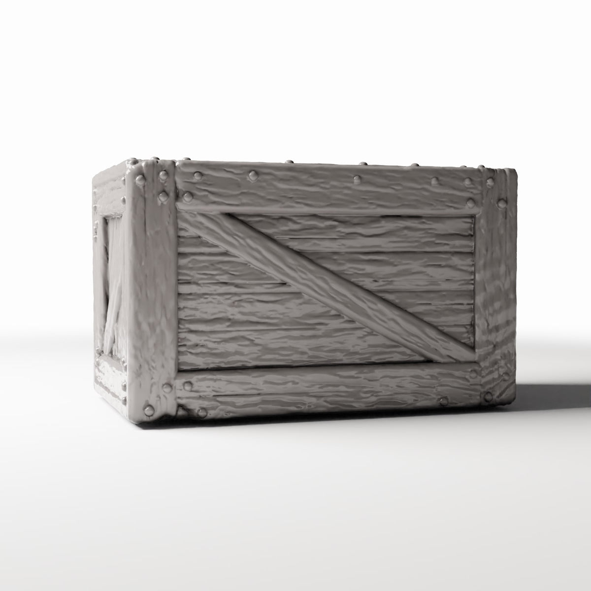 Foto de producto de diorama y modelismo 3: Almacén para dioramas: resistente caja de madera en miniatura (Ref. 1372D)