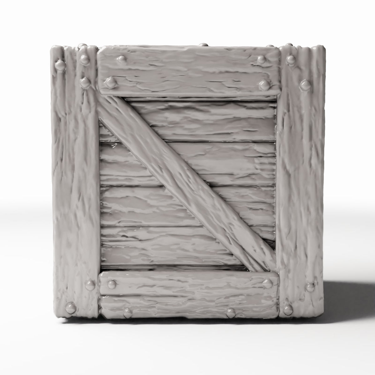 Foto de producto de diorama y modelismo 2: Accesorios para dioramas: caja rústica de madera en miniatura (Ref. 1375D)