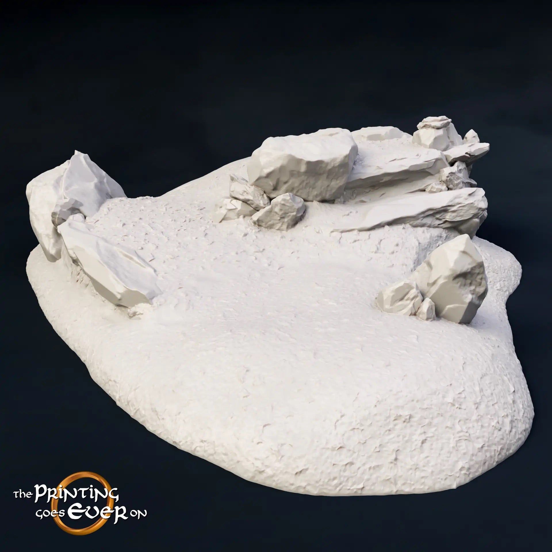 Produktfoto Tabletop 28mm The Printing Goes Ever On (TPGEO)  0: Hügel Terrain Typ C - Sanfte Erhebung in Graslandschaft