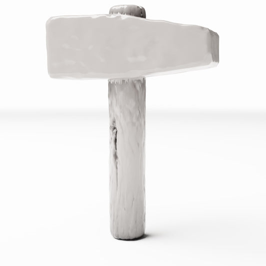 Foto de producto de diorama y modelismo 0: Taller de dioramas: gran martillo de herrero como herramienta para dioramas (Ref. 1402D)