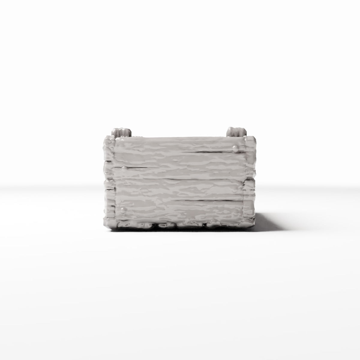 Foto de producto de diorama y modelismo 2: Accesorios para dioramas: caja de mercado rústica vacía (Ref. 1420D)