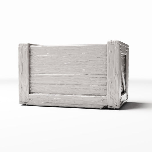 Foto de producto de diorama y modelismo 0: Almacenamiento para dioramas: caja miniatura larga para escenas de mercado (Ref. 1424D)