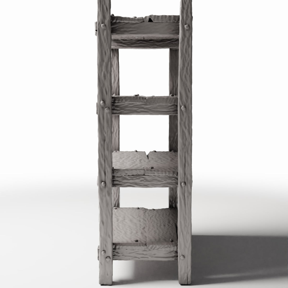 Foto de producto de diorama y modelismo 2: Mobiliario para dioramas: estantería miniatura rústica estilo escalera (Ref. 1484D)